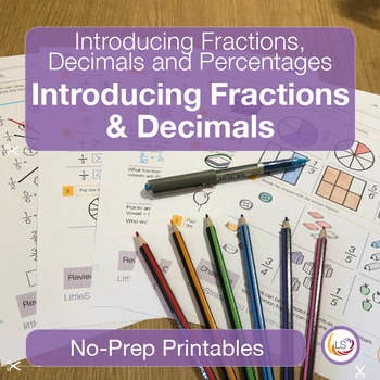 Preview of Introducing Fractions and Decimals