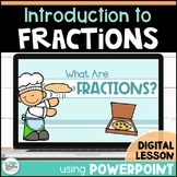 Introduction to Fractions PowerPoint Lesson | Beginning Fractions