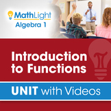Introduction to Functions | Unit with Videos | Good for Di