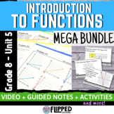 Introduction to Functions Unit MEGA BUNDLE - Flipped Math 