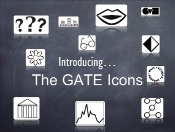 Preview of Introduction to GATE Icons and All About Me