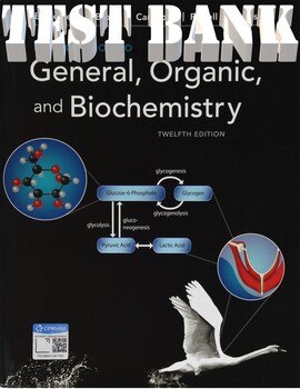 Preview of Introduction to General, Organic and Biochemistry, 12th Ed, Bettelheim TEST BANK