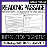 Introduction to Genetics Reading Passage | Printable & Digital