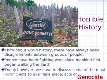 Preview of Introduction to Genocide PowerPoint Presentation