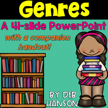 Preview of Introduction to Genres PowerPoint Lesson with Practice Activities