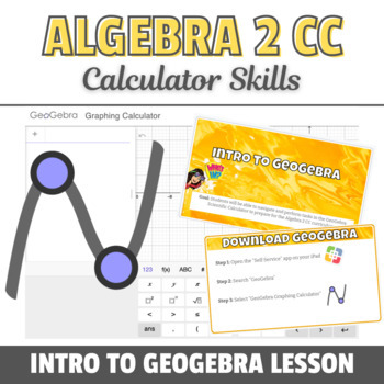 Preview of Introduction to GeoGebra App - Scientific Calculator Math Skills Lesson