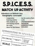 Introduction to Geography Activity - SPICESS Match Up