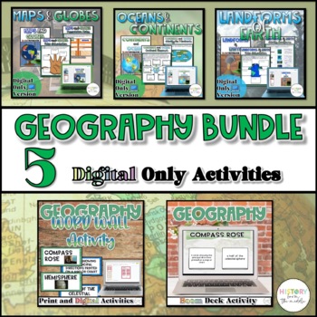 Preview of Introduction to Geography Bundle | Reading & Notes - Digital Version