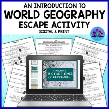 Preview of Introduction to Geography Escape Activity