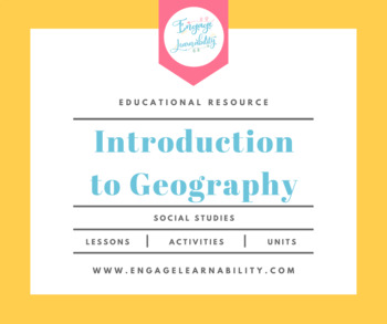 Preview of Introduction to Geography / Think like a Geographer - Geography PPT Lesson