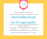 Introduction to Geography / Think like a Geographer - Geog