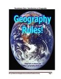 Introduction to Geography Vocabulary Quiz