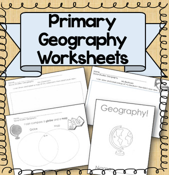 Preview of Primary Geography Introduction Packet