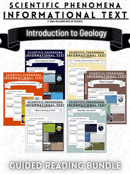 Preview of Introduction to Geology PDF + Digital Guided Reading Activity Bundle