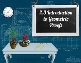 Introduction to Geometric Proofs -- Interactive Google Slides