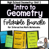 Introduction to Geometry Foldables for Interactve Notebooks