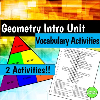 Preview of Geometry Vocabulary