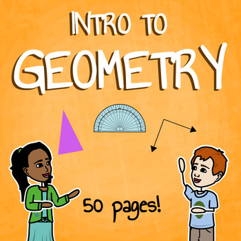 Preview of Introduction to Geometry Worksheet Packet