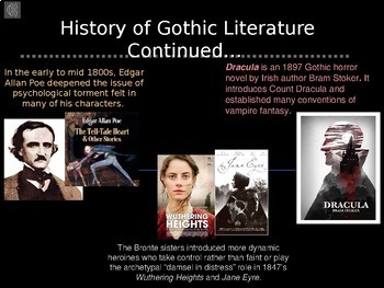 define gothic literature