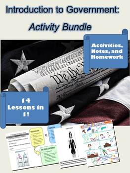 Preview of Introduction to Government Activity Bundle: 14 Lessons in 1!