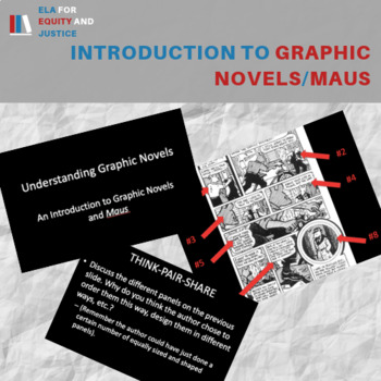 Preview of Introduction to Graphic Novels- Maus PPT and Guided Notes