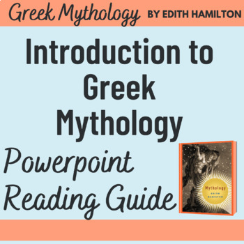 Preview of Introduction to Greek Mythology PowerPoint and Reading Guide
