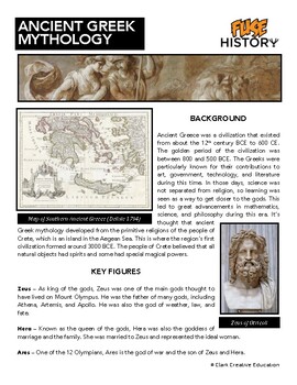 Preview of Introduction to Greek Mythology (Background, Key Figures and Stories and Legacy)