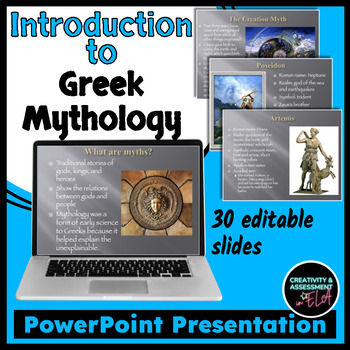 Preview of Introduction to Greek Mythology PowerPoint