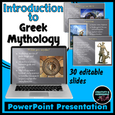 Introduction to Greek Mythology PowerPoint | Creation, Gre