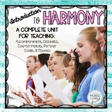 Harmony in Music : Presentation, Worksheet, & Test with definitions & examples