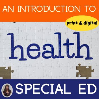 Preview of Introduction to Health Unit for High School Special Education PRINT AND DIGITAL