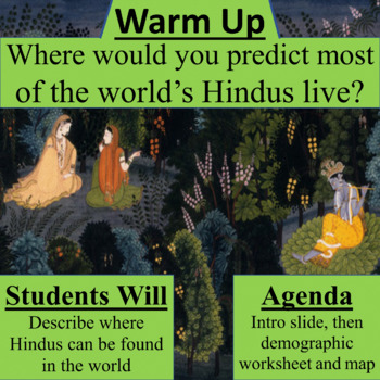 Preview of Introduction to Hinduism - Hindu Demographics in the World
