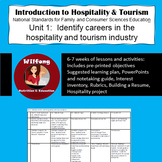 Introduction to Hospitality & Tourism, Unit 1 Identify Careers