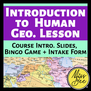 Preview of Introduction to Human Geography Lesson