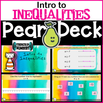 Preview of Introduction to Inequalities Digital Activity for Pear Deck/Google Slides