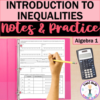 Preview of Introduction to Inequalities Guided Notes and Worksheet