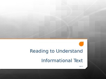 Preview of Introduction to Informational Text