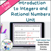 Introduction to Integers - Comparing Integers - Rational N
