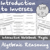 Introduction to Inverses - Unit 8 - Algebraic Reasoning Notes