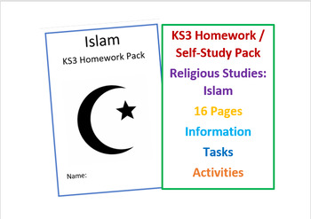 Preview of Introduction to Islam Workbook for Home-Study or Homework