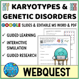Introduction to Karyotypes Webquest - Karyotypes and Genet