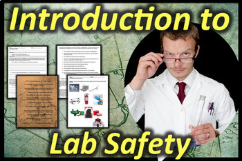 Preview of Introduction to Lab Safety Worksheets w/ Lab Safety Quiz