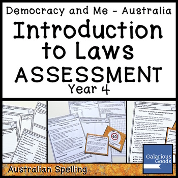 Preview of Introduction to Laws Assessment | Year 4 HASS Australian Government Civics