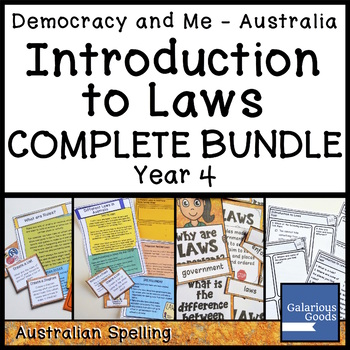 Preview of Introduction to Laws Complete Bundle | Year 4 HASS Australian Government