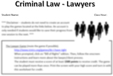 Introduction to Lawyers - Bill of Rights Game; PDF and Edi
