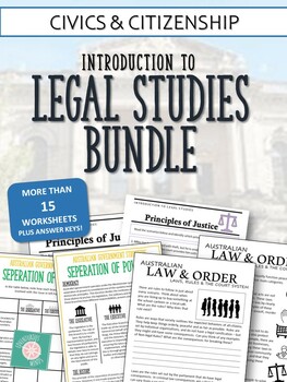 Preview of Introduction to Legal Studies, Civics and Citizenship BUNDLE