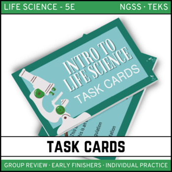 Preview of Introduction to Life Science Task Cards