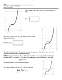 Introduction to Limits Worksheet