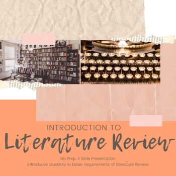 Preview of Introduction to Literature Reviews