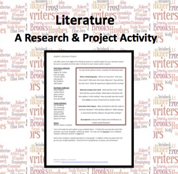 research projects in english literature